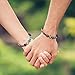 SPUNKYsoul Solar System Earth Planets Bracelet Universe Galaxy Couples Long Distance for His and Hers Women and Men Jewelry Gifts Space Collection