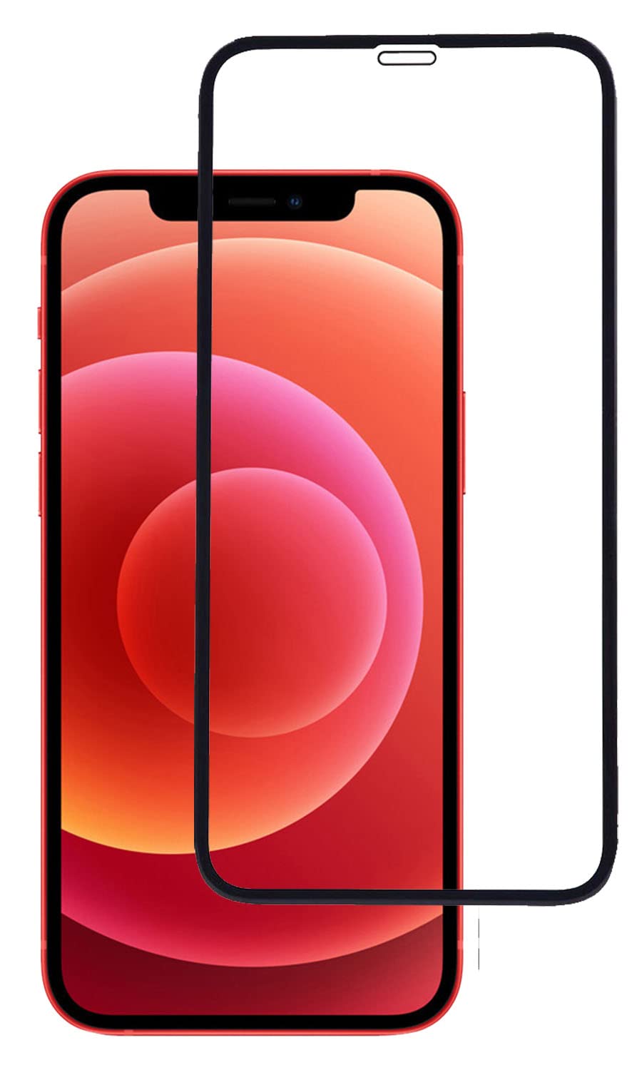 Tough Lee Tempered Glass Screen Guard Protector for Apple iPhone 12, Apple iPhone 12 Pro (Black) Edge to Edge Case Friendly Coverage with Easy Installation Kit; Pack of 1 (B08MD6SZNJ) Amazon Price History, Amazon Price Tracker