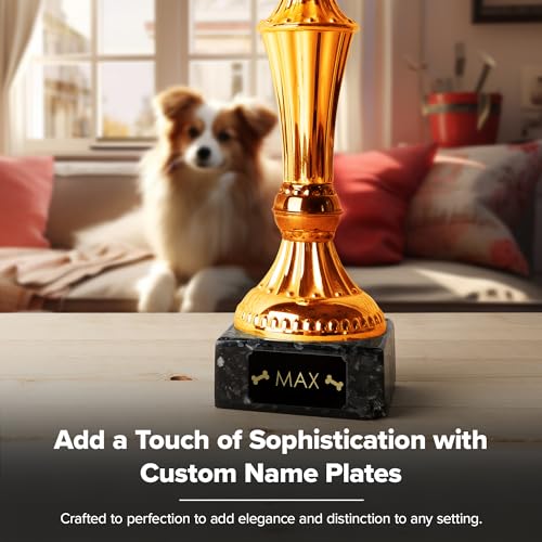 Image of Custom Engraved Name Plate, Personalized Brushed Black /Gold Name Plaque, 2x4 Inches, Durable Engravable Impact Material, Made in The USA by My Sign Center