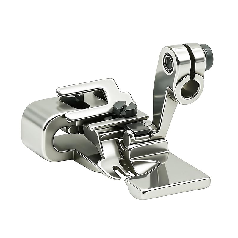 2 Piezas Pie de Prensatelas Ajustable para Máquina Overlock miniatura 2