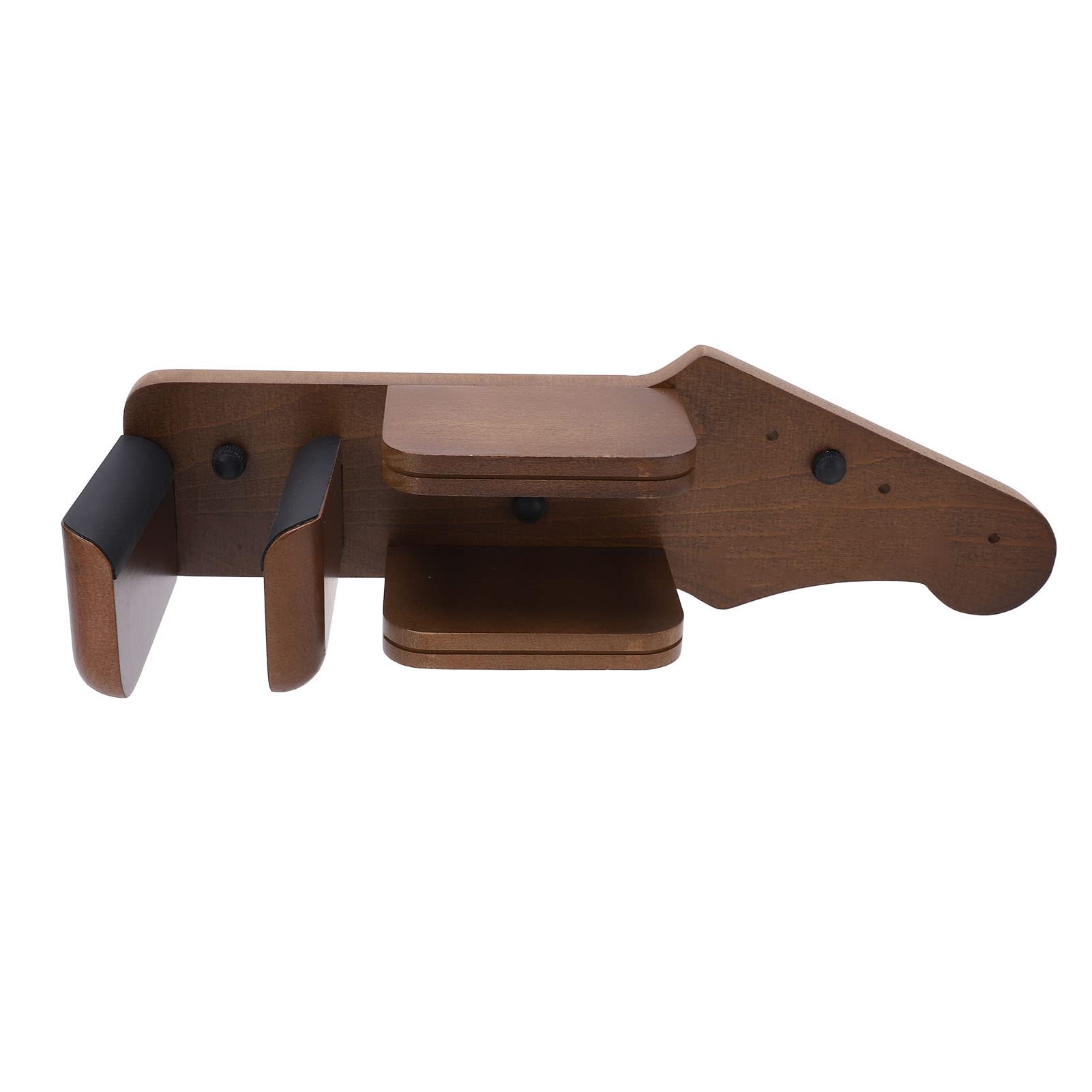 Soporte de Pared para Guitarra, Estante Elegante de Madera Maciza para Decoración del Hogar, Guitarras, Ukeleles, Mandolinas Bajas