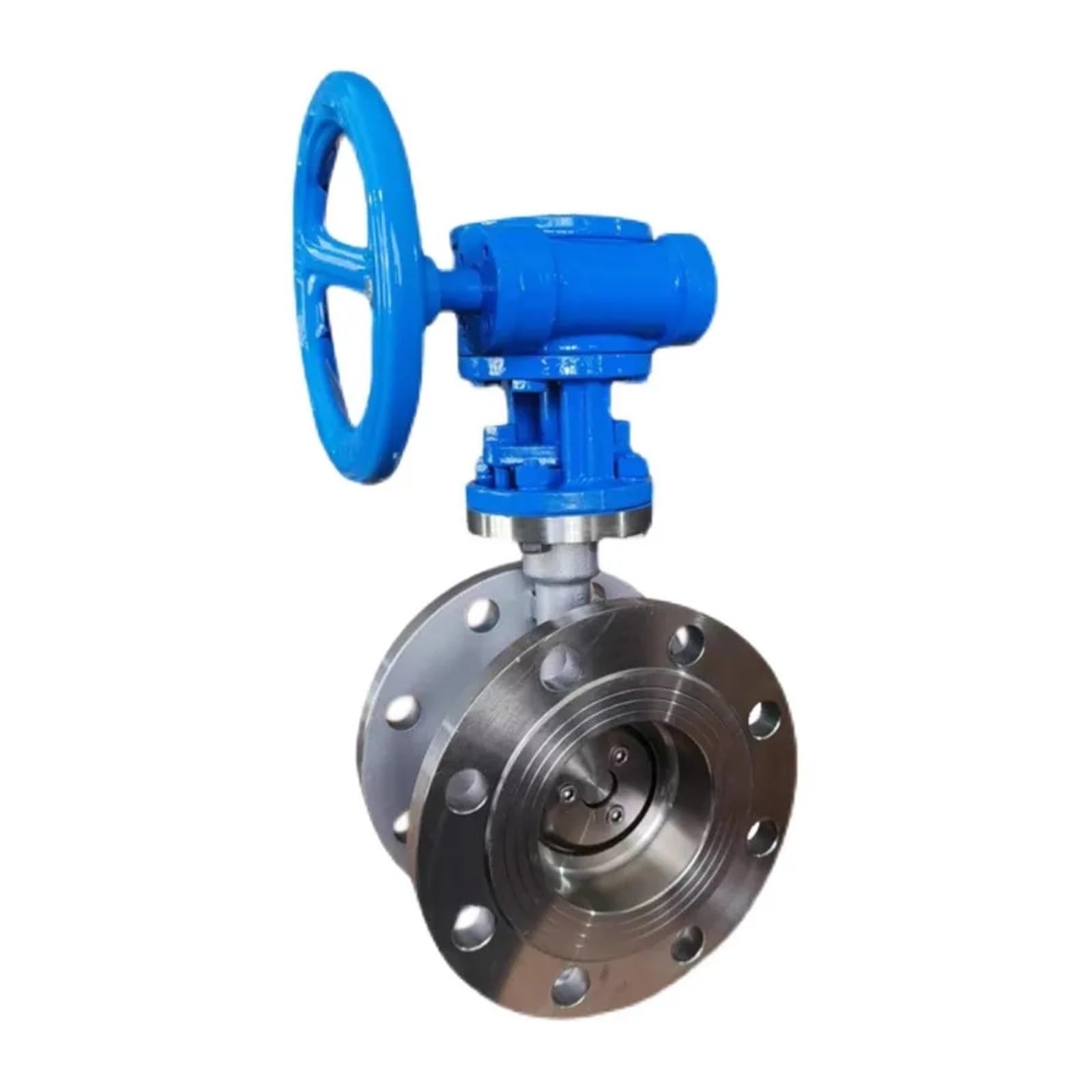 NYRXRYTCA SS304 Stainless Steel PN16 Flange Butterfly Valve Steel to Steel Sealing(DN125)