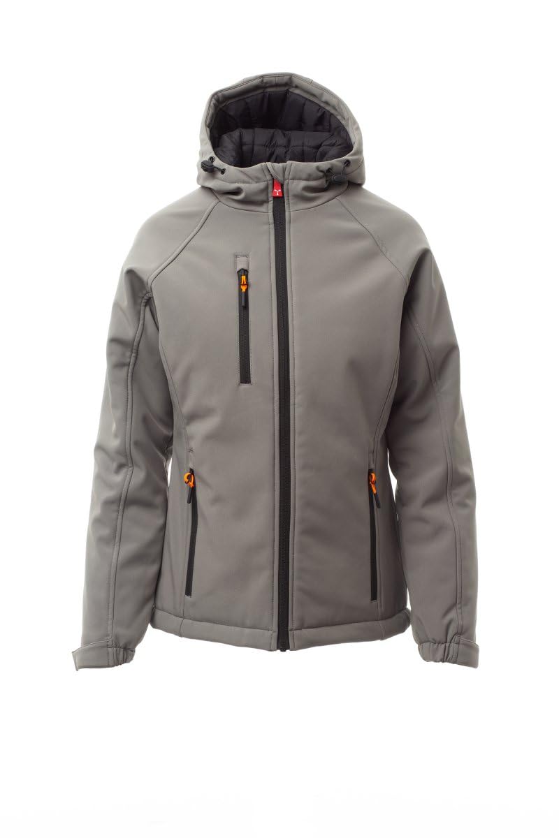 Giubbotto da Donna Imbottito Payper Gale PAD Softshell impermeabile antivento Giacca con cappuccio idrorepellente 8000 mm H2O