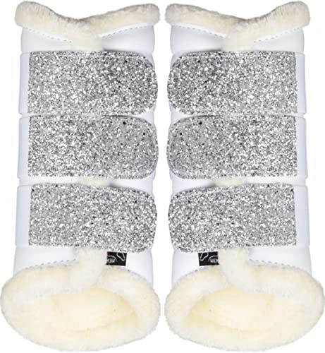 Bottes cheval lavande HKM Sparkle L aux reflets brillants