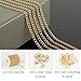 Jabogrii 10 Meters Gold Curb Cable Aluminum Chain for Jewelry Making Twisted Permanent Jewelry Making Chains Bulk Spool