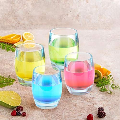 Kmi Chou 8 Oz Set Of 6 Plastic Drinking Glasses Dishwasher Safe Bpa Free Unbreakable Juice Glasses For Kids Shatterproof Wine Water Glasses Acrylic Tumblers (Light Blue) #TOP4