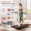Copant Tapis de Course Pliable, 3HP Tapis de Marche Inclinable,Charge Max 136kg,1-12km/h Tapis de Course pour Domicile ou Bureau