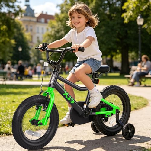 Image of XJD 12 14 16 inch Kids Bike BMX Style Bicycle for 3-10 Years Old | with Training Wheels Coaster Brake