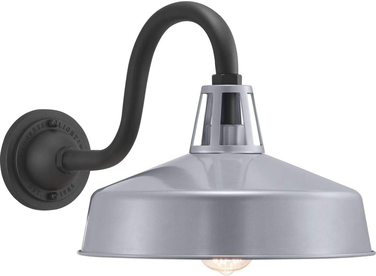Cedar Springs Metallic Gray Extra Large Outdoor Wall Lantern