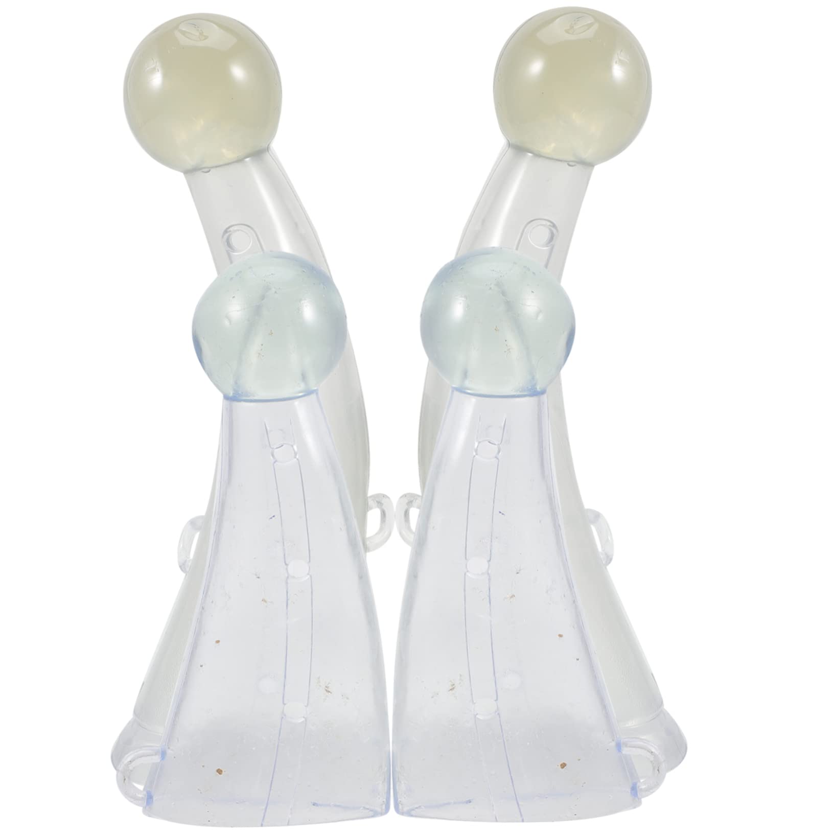 OFFSCH 2Pairs Cattle Horn Protective Covers Horn Protection Sleeves for Adult Cattle of Thickened Silicone Calf Horn Covers with Air Vent Design Convenient Farm