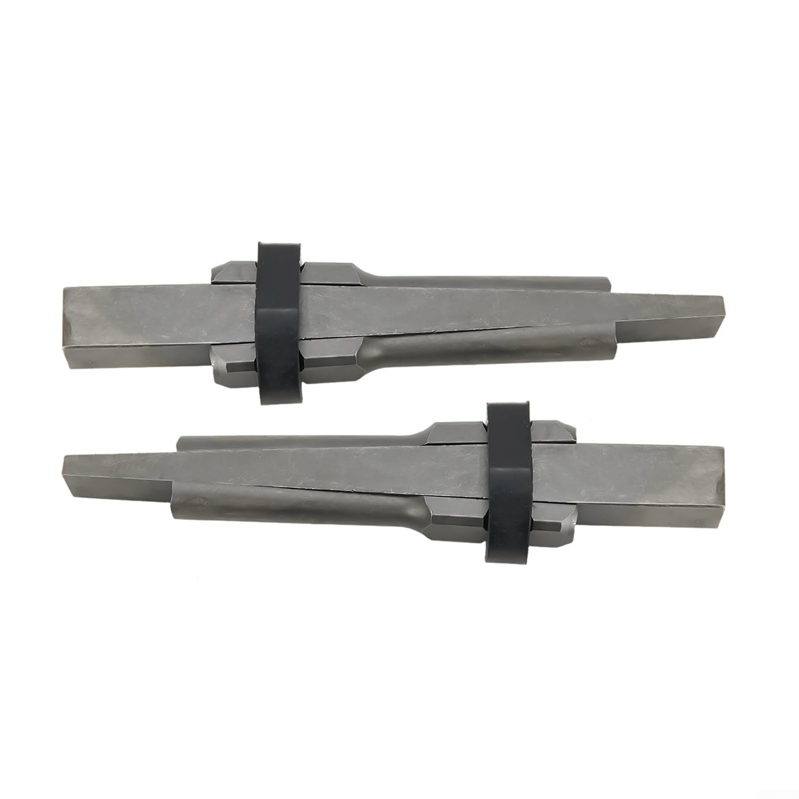 Cuñas de metal de 23 mm para piedra de roca de hormigón, juego de divisores para granito, mármol, herramienta de mano, 2 piezas, gris