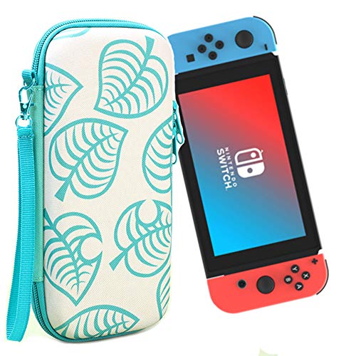 Ztowoto Funda de Transporte Compatible con Nintendo Switch, la última Funda Protectora portátil endurecida Nintendo Switch Style Nintendo Style para niñas y niños (Nintendo Switch-Green)