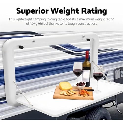 Table pliante en aluminium légère et imperméable avec verrou - 6