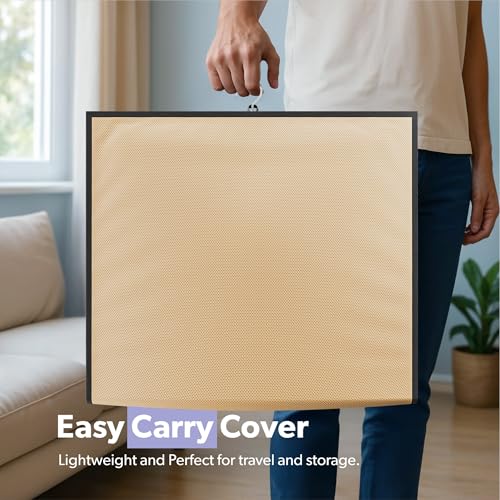 Image of Kuber Industries 24 Pcs Non Woven Coat cover | Travel Dress Covers with Zip | Hanging CoatJacket Bag for Wardrobe | Blazer Bags for Saree, Shirt | Unisex Half Transparent Suit Covers | Brown