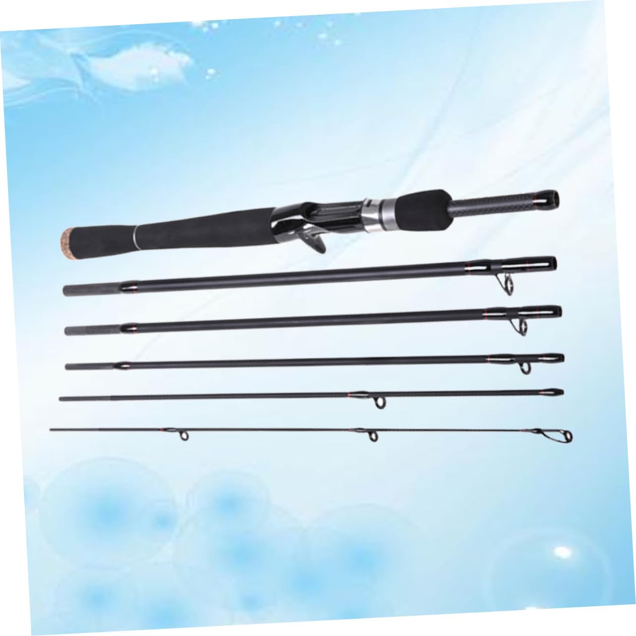 Happyyami 6 Esche per Canne da Pesca per Spigole Striate