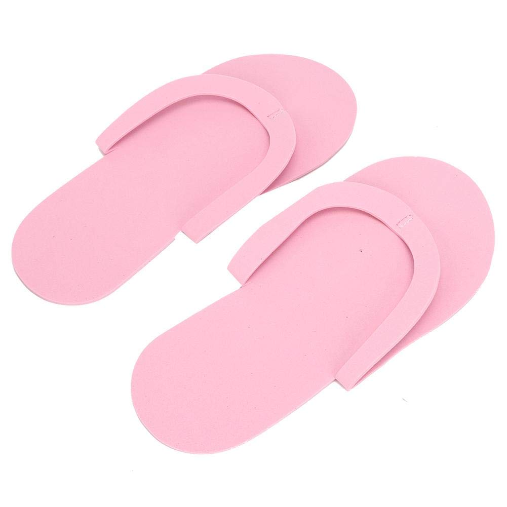 12 paia di infradito usa e getta, infradito spa, pantofole monouso per pedicure infradito nail art pantofole portatili spessore 3 mm per hotel centro spa viaggio al coperto 42(Rosa)
