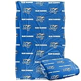 Middle Tennessee State University Blue Raiders Blanket, 36"x58", Logo Pattern, Silky Touch Super Soft Throw