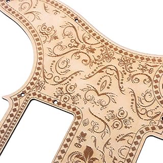 Alnicov Pickguard pour guitare à 8 trous Style floral Humbucker PickGuard de remplacement pour Fd Standard Telecaster… - Les Beatles, Paul McCartney, John Lennon, RIngo Starr, George Harrison Alnicov Pickguard pour guitare à 8 trous Style floral Humbucker PickGuard de remplacement pour Fd Standard Telecaster… – Image 6