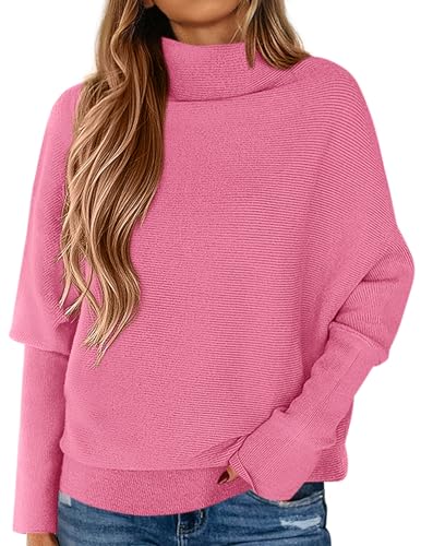 PRETTYGARDEN Fall Sweaters for Women 2026 Winter Clothing Batwing Sleeve
