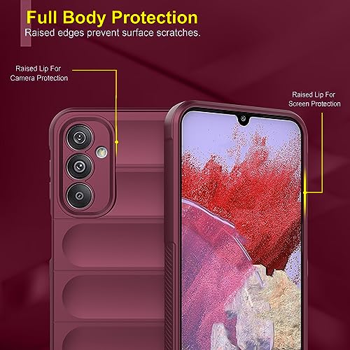 Image of amazon basics Back Case Cover for Samsung Galaxy A25 5G (Silicone Magic-Plum)