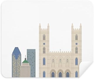 Canada Landmark and City Cleaning Cloth Screen Cleaner 2pcs Suede Fabric