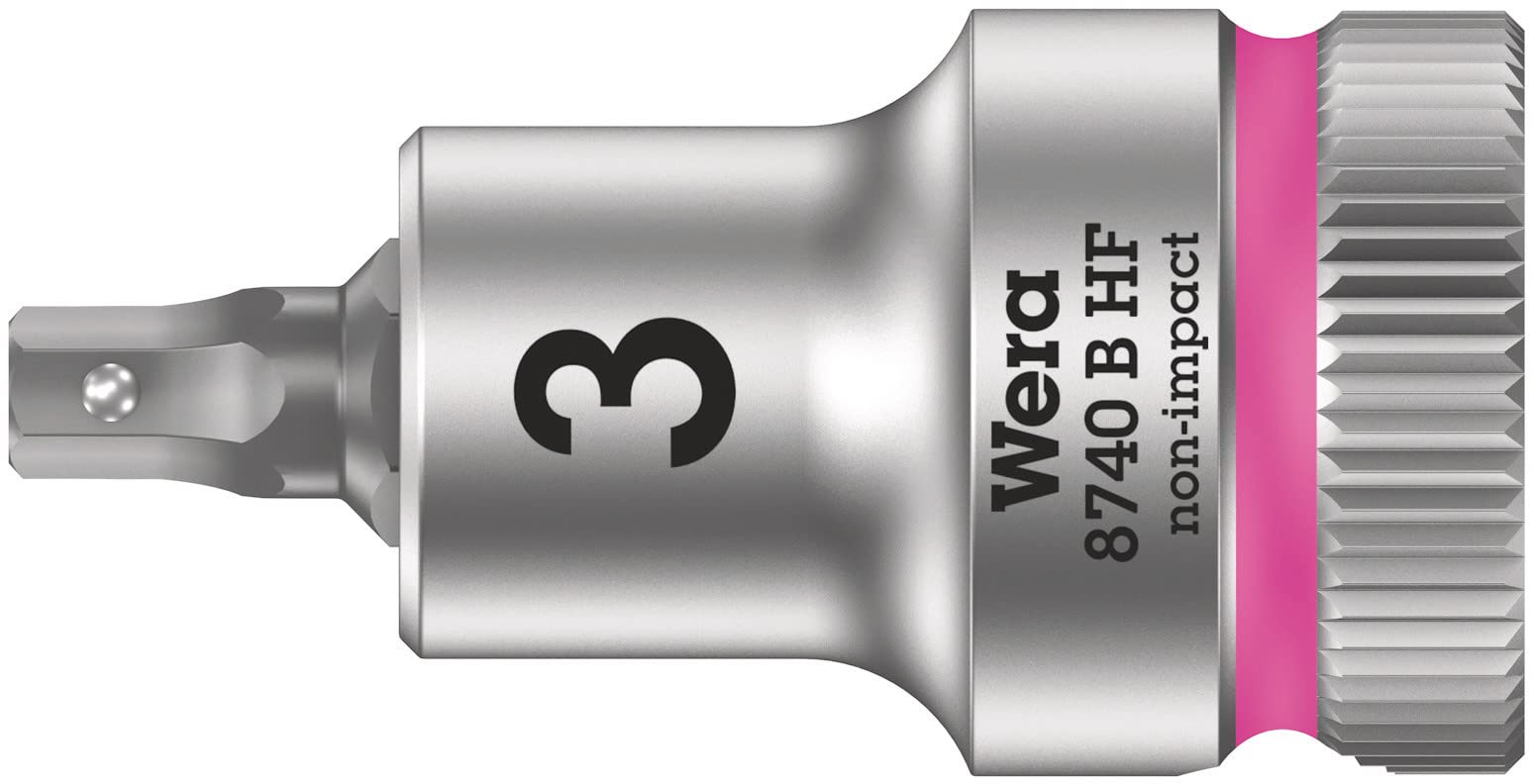Wera - 05003536001 - Juego de carracas, 8100 SB Juego de carracas All-in Zyklop Speed, con arrastre de 3/8", 35 piezas