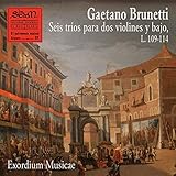  Gaetano Brunetti. Seis Tríos para Dos Violines y Bajo, L. 109-114