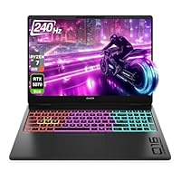 HP OMEN 16 MAX Gaming Laptop, AMD Ryzen AI 7 H 350, 64 GB DDR5 RAM, 2 TB PCIe SSD, 16&quot; WQXGA (2560x1600) 240Hz Display, Nvidia G-Force RTX 5070, 4-Zone RGB Backlit Keyboard, W11 Home, Shadow Black