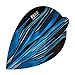 Harrows Fire Extra Strong Dart Flights - 5 Set Pack - 15 Dart Flights in Total (Aqua, Standard)