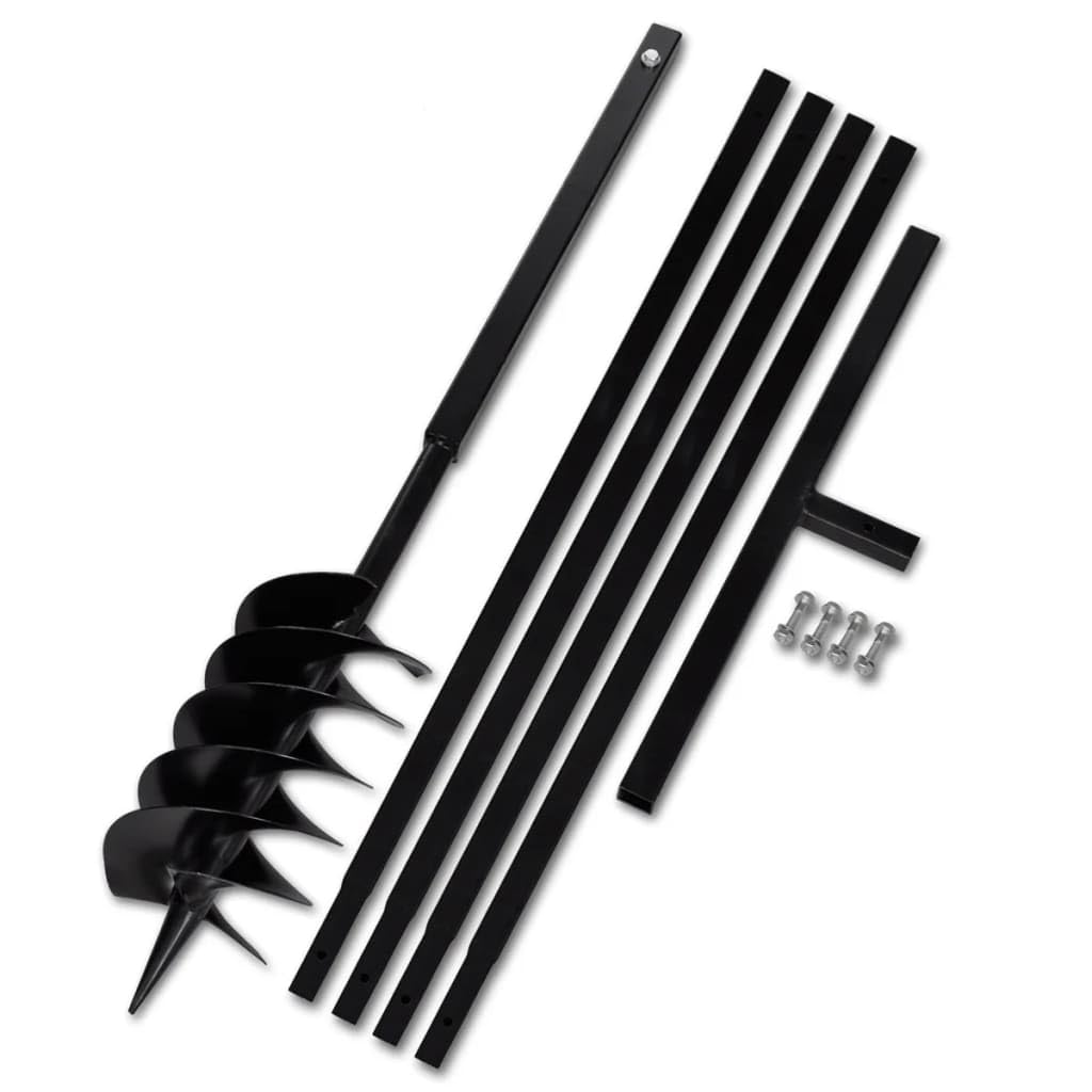 SKM Ground Drill with Handle 150 mm with Extension Tube 5 m Steel (Weight-11KG)