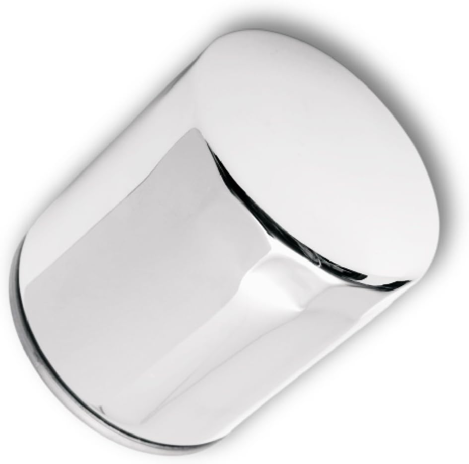 Orange Cycle Parts Oil Filter for Harley Sportster XL 1986-2016 / XR1200/X 2009-2012 Repl. #s 63796-77A, 63806-83, and 63805-80A (Chrome)