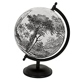 globe forest Marque : Paris Prix Paris Prix Globe Terrestre Black Forest 31cm Noir & Blanc