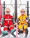 OAKI Rain and Trail Suits - The Ultimate Kids & Toddler Rain Suit for Boys & Girls - Perfect Muddy Buddy Rain Overalls Toddler Yellow, 8-9