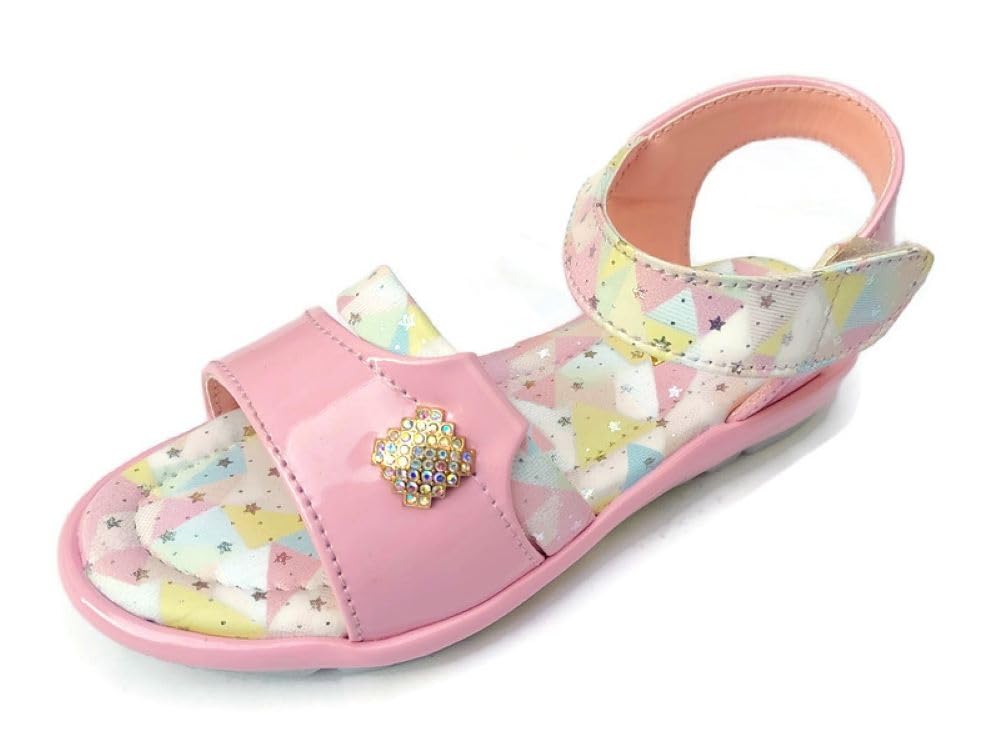 Blushoe Kids Girls Stylish Flat Fashion Sandals 3.5-4 years Pink (B0CVF9HL7P) Amazon Price History, Amazon Price Tracker