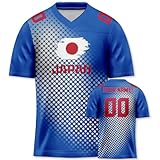 24 Japan Custom Football Jersey Personalize Japan Soccer Jersey Name Number for Men Youth Women Japan Soccer Shirt Japan Soccer Fans Gifts