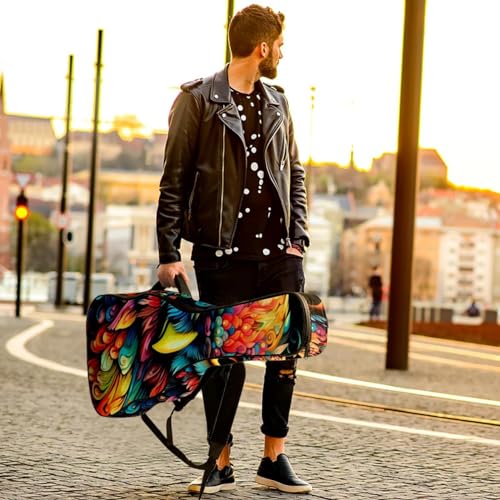 JRHEJTFZ Housse pour guitare acoustique de 1,9 cm d’épaisseur – Imperméable – Durable et élégant – Motif chouette avec fleurs, Multicolore 5., 42.9×16.9×4.7 in, Motif imprimé tendance - Les Beatles, Paul McCartney, John Lennon, RIngo Starr, George Harrison JRHEJTFZ Housse pour guitare acoustique de 1,9 cm d'épaisseur - Imperméable - Durable et élégant - Motif chouette avec fleurs, Multicolore 5., 42.9x16.9x4.7 in, Motif imprimé tendance – Image 7