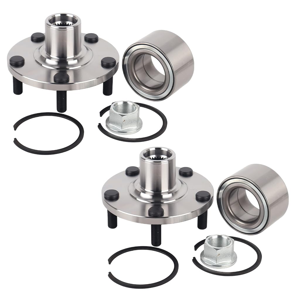Autoround Pair 518516 Front Wheel Hub Bearing Assembly Compatible with Nissan Altima 02-06 (3.5L V6) / Maxima 00-08, INFINITI I30 00-01/ I35 02-04 5