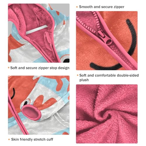 GuoChe Crab Toddler Sherpa Jacket3