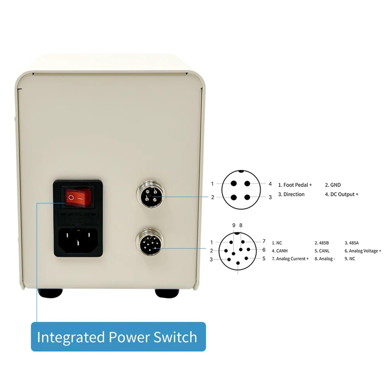 Pompe péristaltique LLS Plus V3 à moteur pas à pas en boucle fermée, AC110V-220V, vitesse variable, débit 180 ml/min, pompe doseuse intelligente for laboratoire