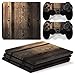 AXDNH Diseño De Grano De Madera PS4 Pro Consola Calcomanías Piel Vinilo Calcomanías Pegatinas Envolturas - Piel para Playstation 4 Pro Controlador De Consola para Ps4 Pro Accesorios,1301