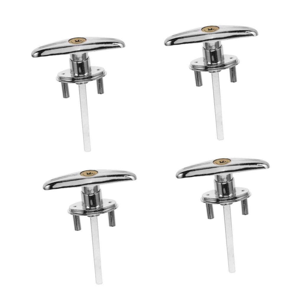 SHINEOFI 4 Set Serratura Garage Shaped con Chiavi Kit Sicurezza per Porta Garage Serratura Resistente con Core Facile Installazione e Utilizzo Protezione Aggiuntiva e Capannoni