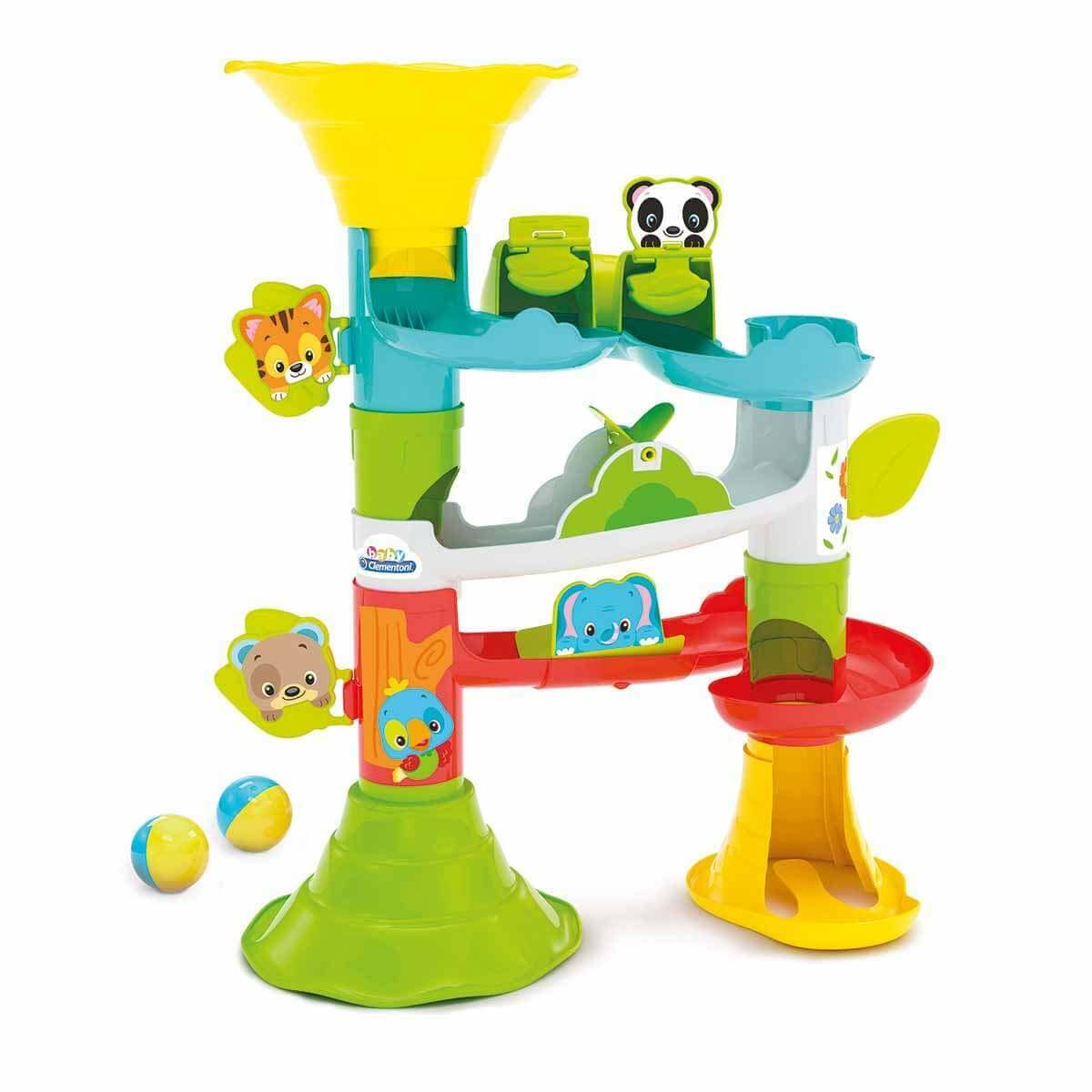 Clementoni - 17337 - La Torre delle palle degli Animali, bambino 18 Mesi