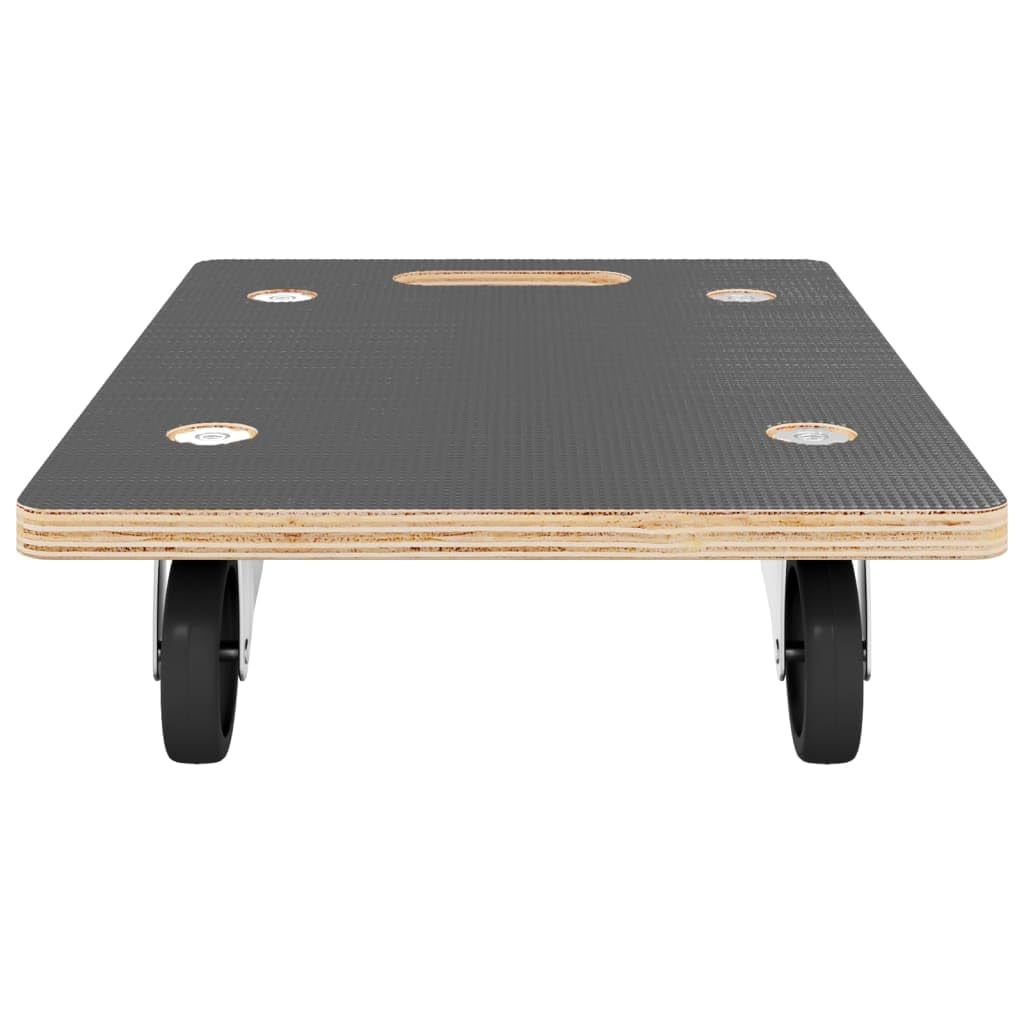 Transportroller 2er Set 80x55 cm, Schwerlast Möbelroller bis 250 kg, Rollbrett mit Anti-Rutsch-Beschichtung für Umzug und Werkstatt