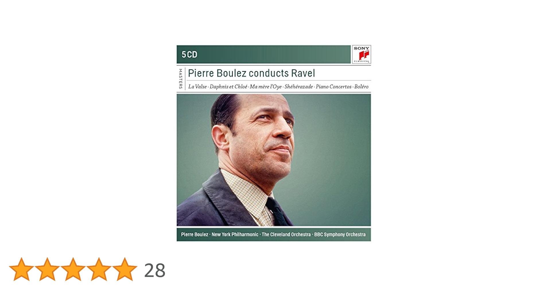 Amazon.co.jp: PIERRE BOULEZ CONDUCTS RA: ミュージック