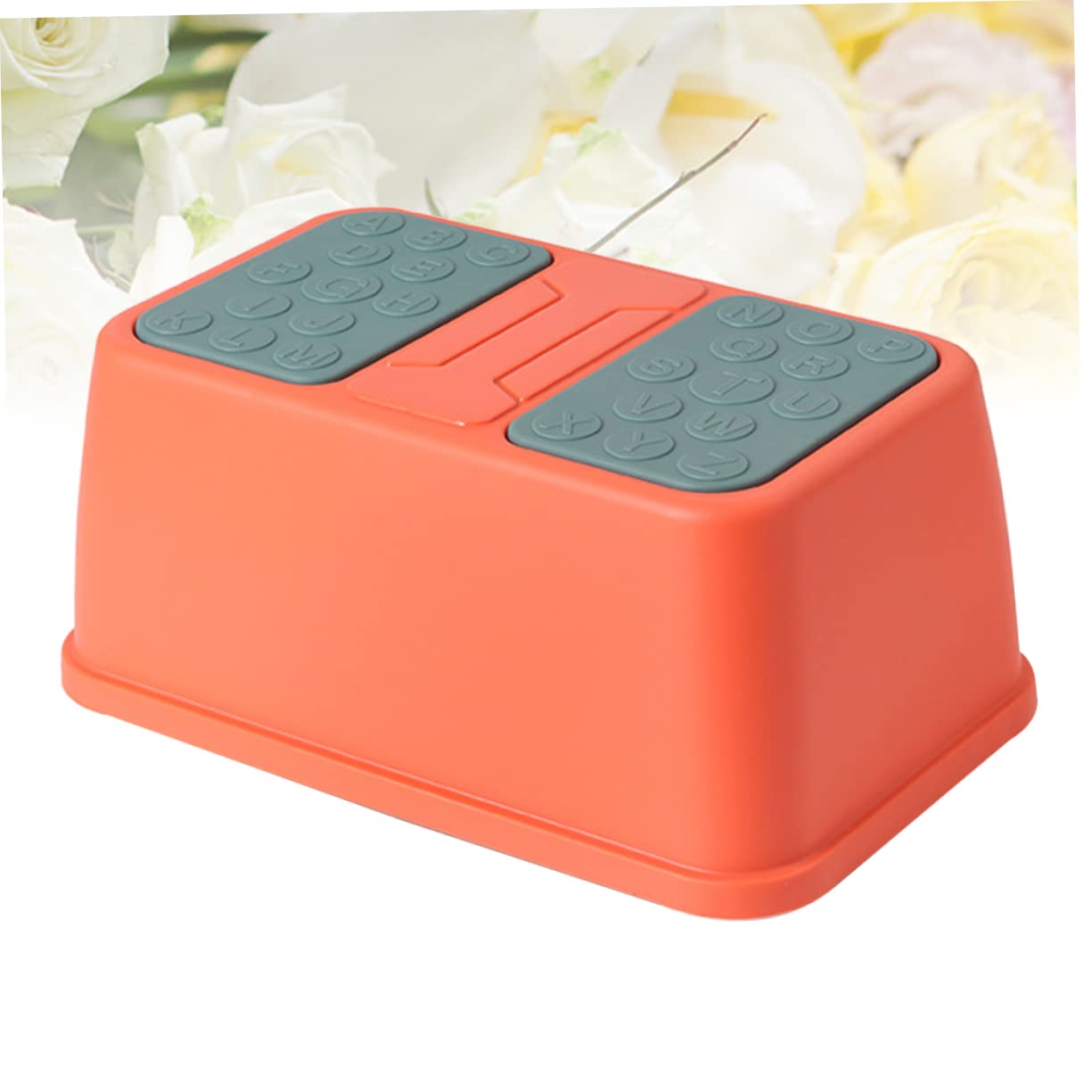 Sgabello in Plastica per Bambini Superficie Antiscivolo Stabile, Gradino Singolo per Casa e Asilo, Colore Rosso Resistente e Sicuro