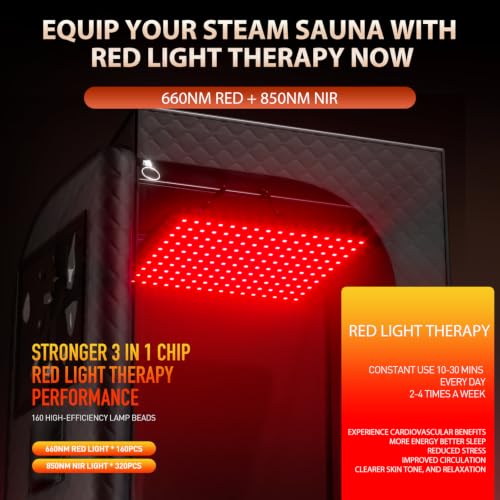 Sauna Light 660nm 850nm Infrared Red Light Therapy Panel - Image 4