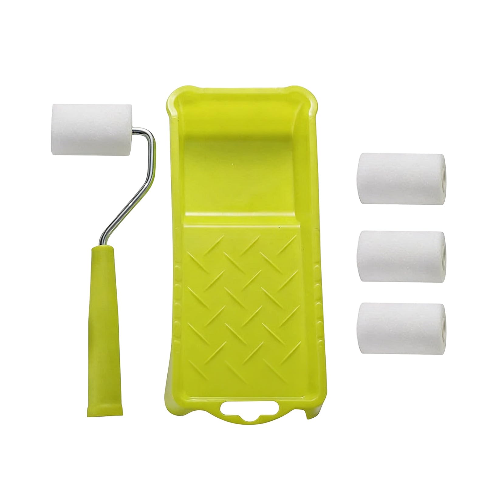 2Inch Paint Roller Set Highly Density Foam Roller with Frame, Tray for Small Areas and Detailed Painting Projects Paint Set