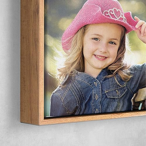 P&L ART. Personalized Custom Canvas Prints: Photo On Canvas Transform Your Photos into Stunning Framed Wall Art Digitally Printed Photo To Canvas Ideal for Home Decor Gifts Keepsakes Beige 16X20 - Thumbnail 3