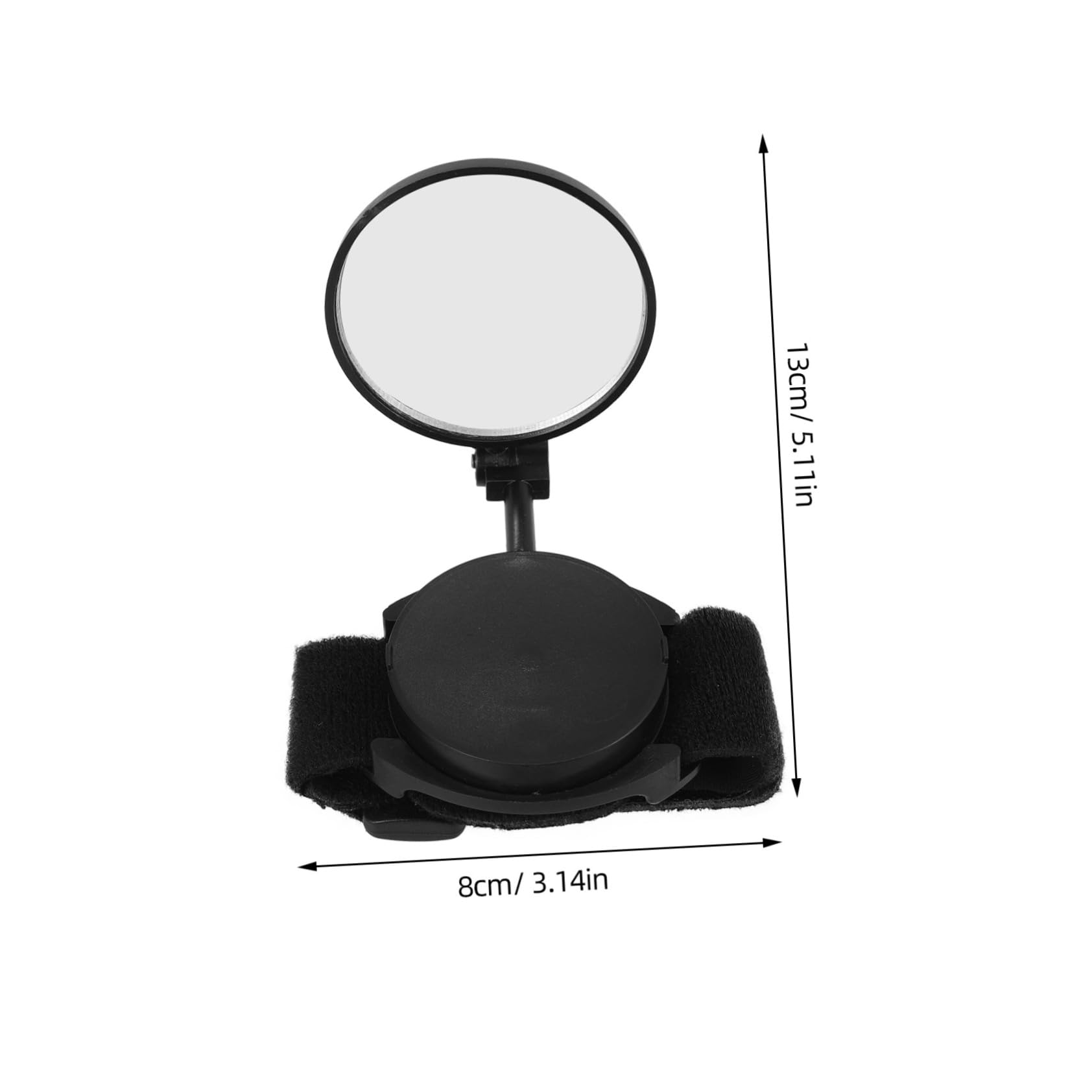 INOOMP 5pièces Rétroviseur De Poignet Pour Vélo Miroir Arrière Sangle Accessoires De Cyclisme Portables Pour Sécurité Montagne Et Route