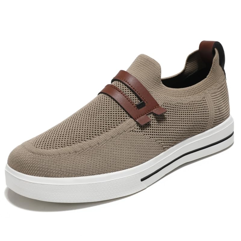 Men's Casual Shoes, with Breathable mesh Upper and Soft Sole. Sporty Men's Shoes for Wearing one After Another. Fashionable Sports Flat Shoes.